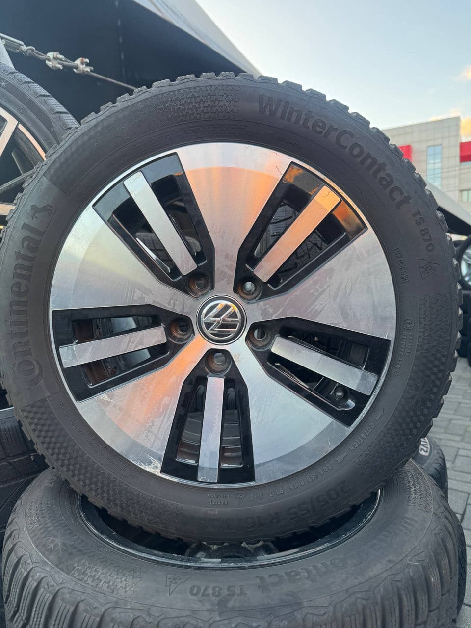 205/55 R16 Roti Volkswagen Golf 7 Continental | Комплект Диски/Шины Фольксваген Гольф 7