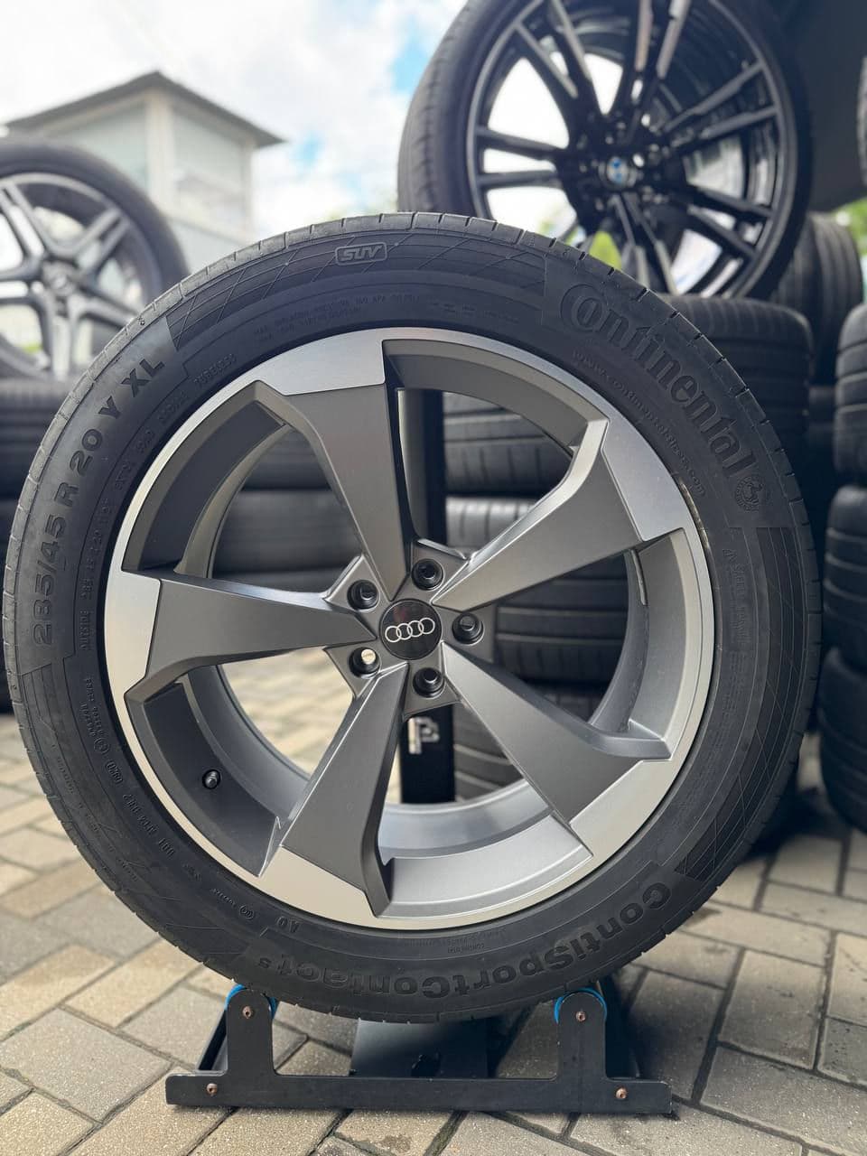 285/45 r20 roti audi q7 continental | комплект диски/шины ауди q7