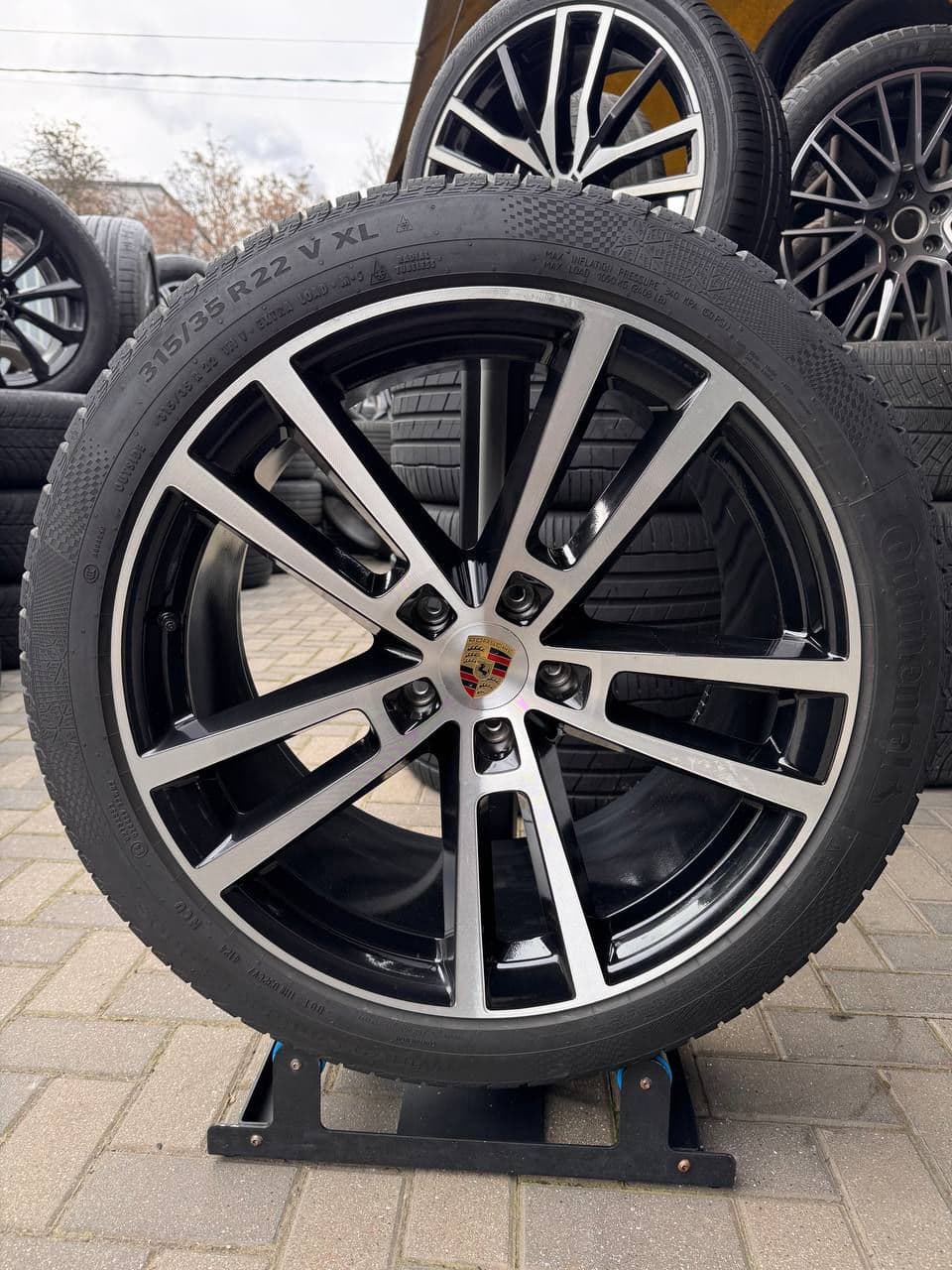 285/40 r22 roti porsche cayenne continental - комплект диски/шины порше кайен