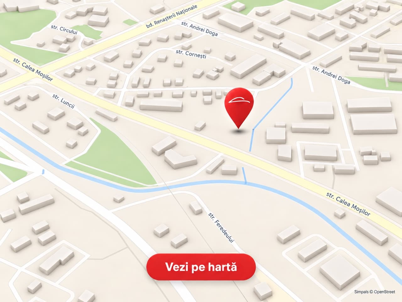 Vulcanizare Calea Moșilor 22 — hartă