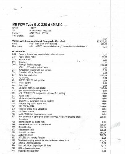 Mercedes GLC 220d 50 mercedes GLC 220d 2021