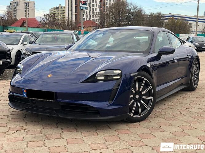 Porsche Taycan 4S 2022 doar la InterAuto
