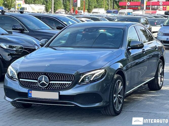 Mercedes E 220 2018 doar la InterAuto