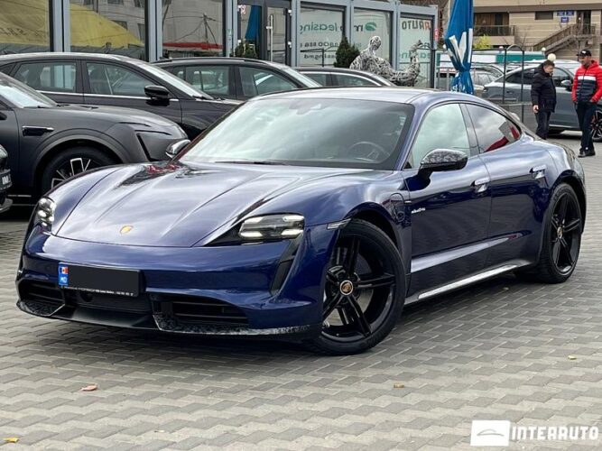 Porsche Taycan Turbo 2020 doar la InterAuto