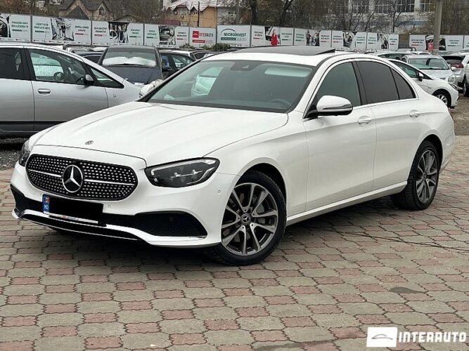 Mercedes E 300de 2021 doar la InterAuto