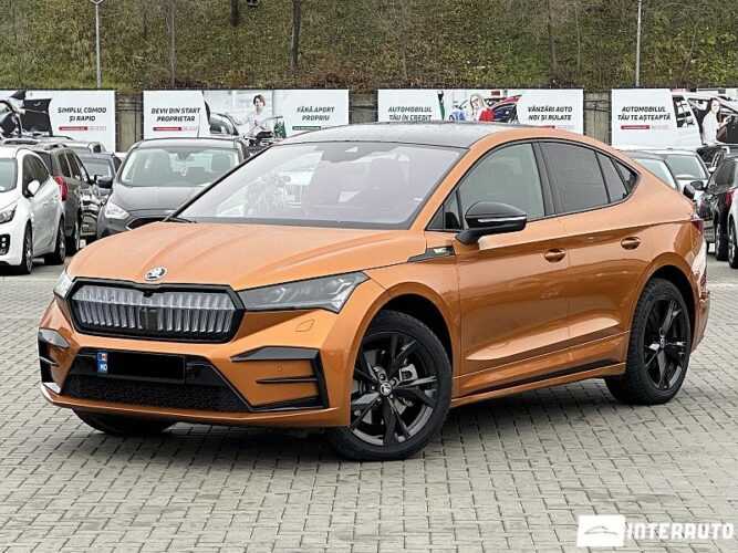 Skoda Enyaq Coupe RS 2023 doar la InterAuto