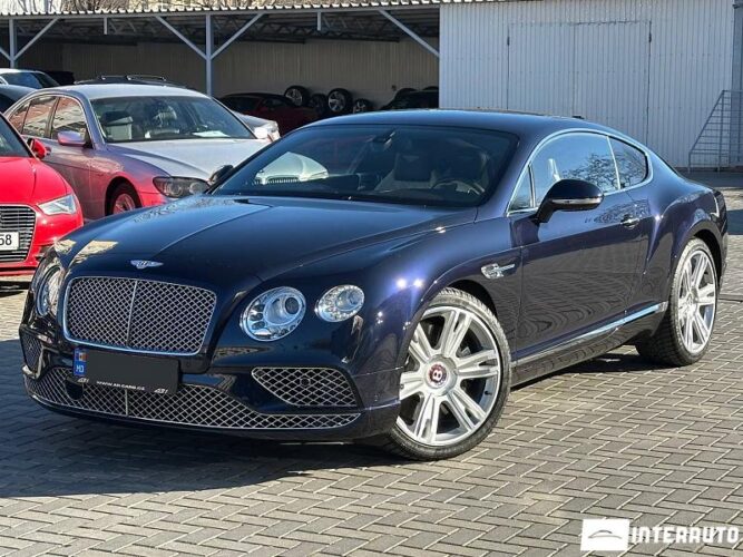 Bentley Continental GT 2017 doar la InterAuto