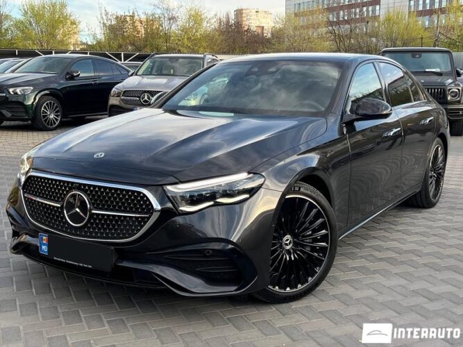 Mercedes E 300e 2024 doar la InterAuto