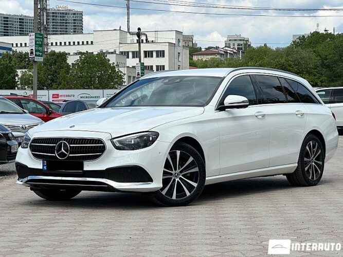 Mercedes E 220 2021 doar la InterAuto