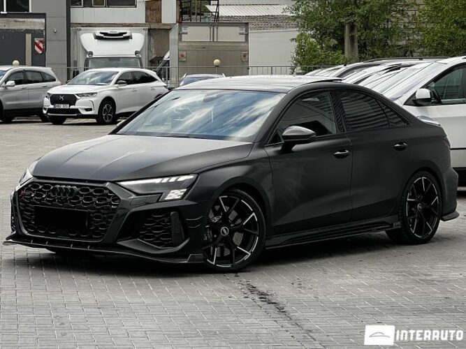 Audi RS3 2022 doar la InterAuto