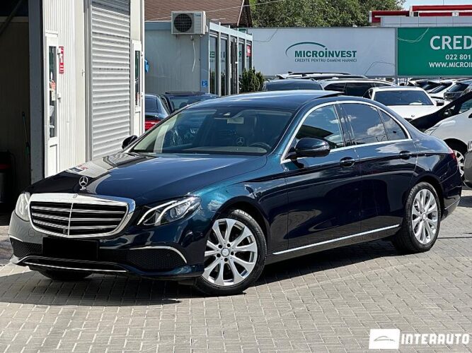 Mercedes E 220 2016 doar la InterAuto