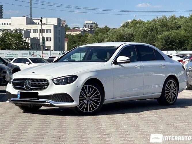 Mercedes E 220 2021 doar la InterAuto