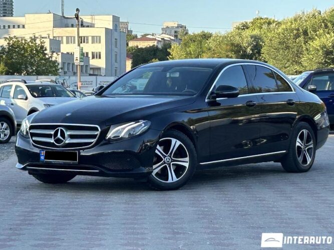 Mercedes E 220 2018 doar la InterAuto