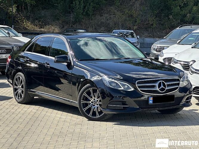 Mercedes E 300h 2015 doar la InterAuto