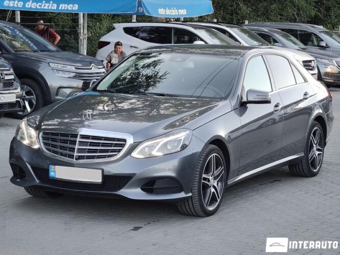 Mercedes E 250 2015 doar la InterAuto