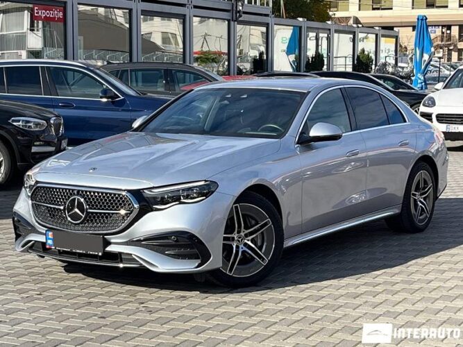 Mercedes E 300de 2023 doar la InterAuto