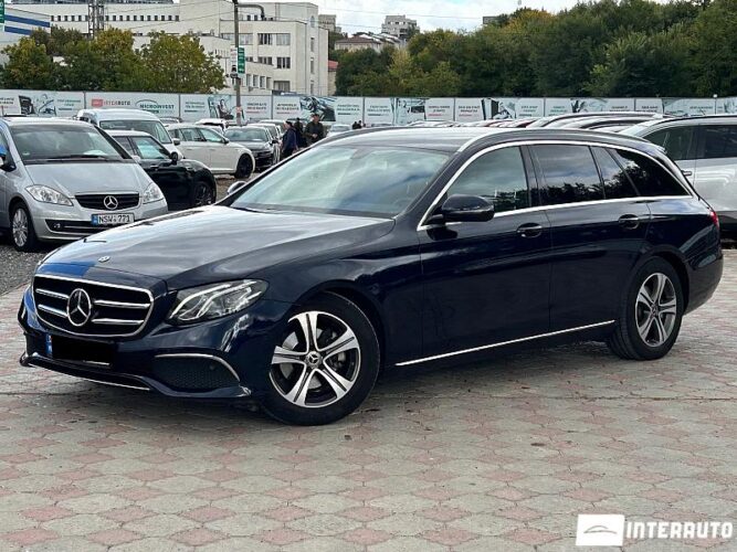 Mercedes E 220 2018 doar la InterAuto