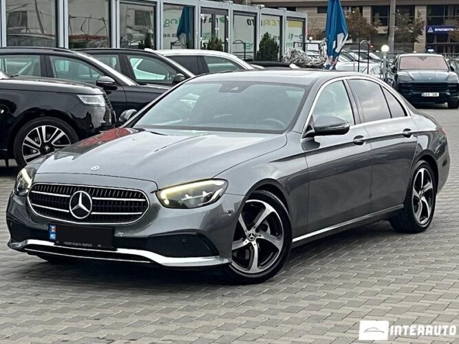 Mercedes E 220 2020 doar la InterAuto