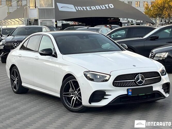 Mercedes E 220 2021 doar la InterAuto