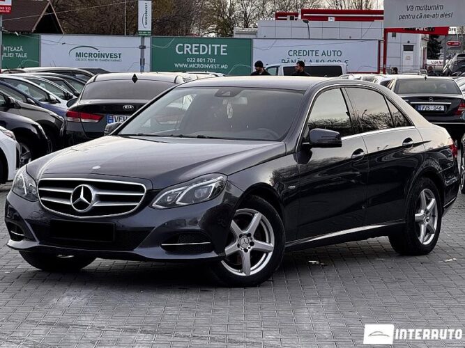 Mercedes E 220 2015 doar la InterAuto