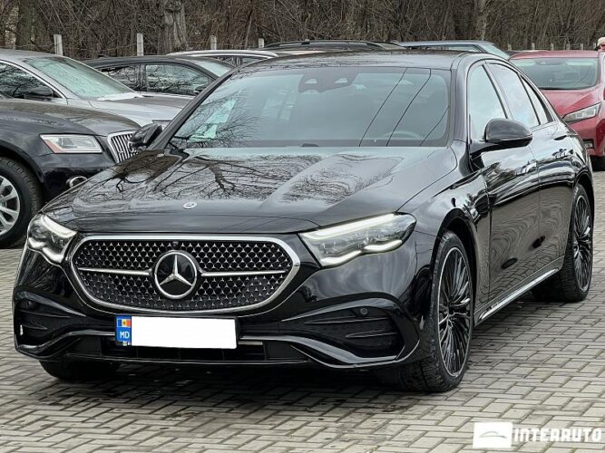 Mercedes E 300de 2024 doar la InterAuto