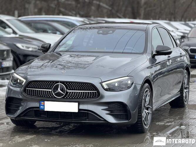 Mercedes E 300e 2020 doar la InterAuto