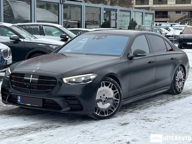 Mercedes S 500 2022 doar la InterAuto