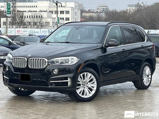 BMW X5 4.0e 2016 doar la InterAuto