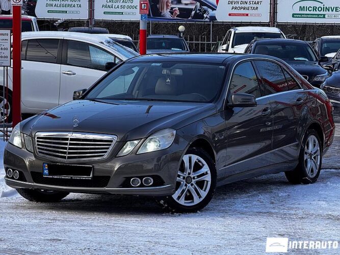 Mercedes E 350 2009 doar la InterAuto